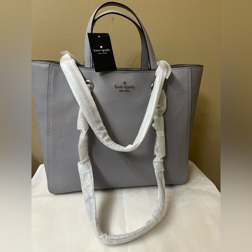 Kate Spade Large 2 Way Triple Tote Bag NWT - Picture 6 of 16